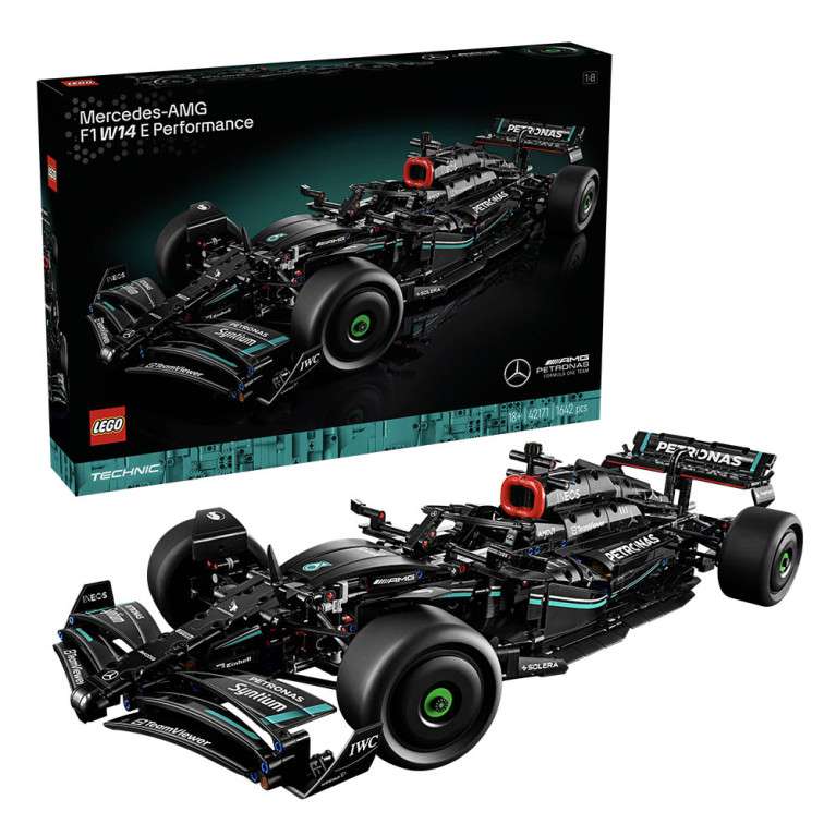 LEGO Technic 42171 Mercedes Formula 1 Race Car Zooms onto Shelves
