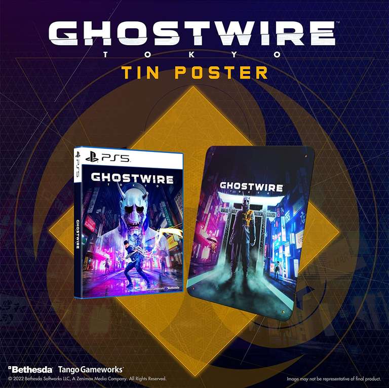 Ghostwire: Tokyo (PS5) Tin Poster edition (laagste prijs tot nu)