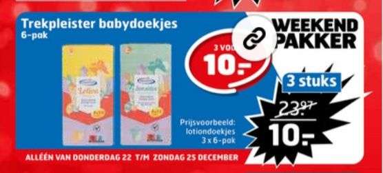 Trekpleister babydoekjes 6x80 of 72stk 3 pakken €10 lotion &sensitive
