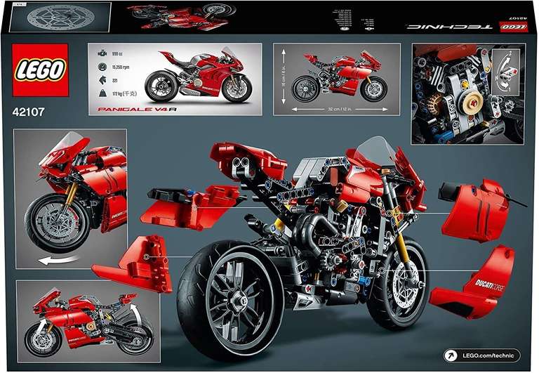 LEGO 42107 Technic Ducati Panigale V4 R Motorfiets