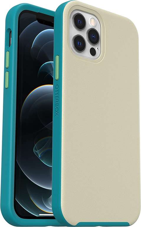OtterBox Slim Series-hoesje voor iPhone 12 / iPhone 12 Pro met MagSafe, Grijs/Groente