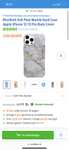 iPhone 12/12 Pro Marble Hard cover