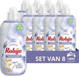 Robijn Puur & Zacht Wasverzachter - 8 x 50 wasbeurten - Voordeelverpakking