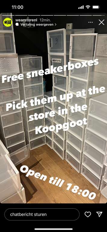 Free sneakerboxes -R’dam-