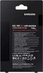 Samsung 990 Pro met Heatsink 2TB SSD (PCIe 4.0 x4, NVMe 2, M.2 2280, RGB leds)