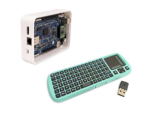 PINE64+ 2GB 4K Mini Computer Starter Kit Incl. Keyboard & Behuizing
