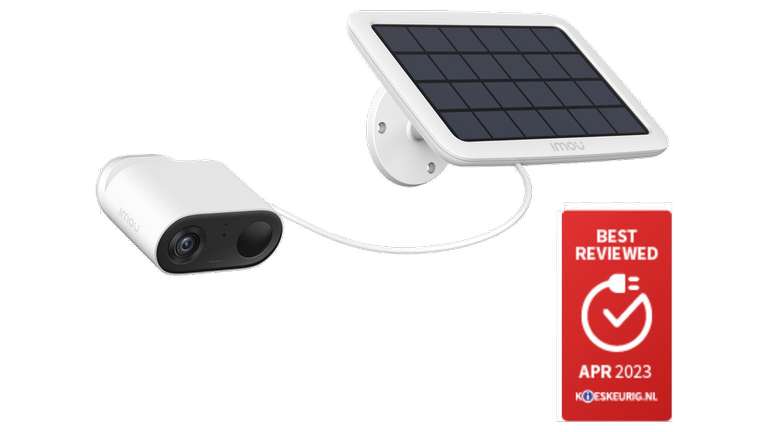 Imou Cell Go Solar Kit beveiligingscamera voor €59,95 @ iBOOD