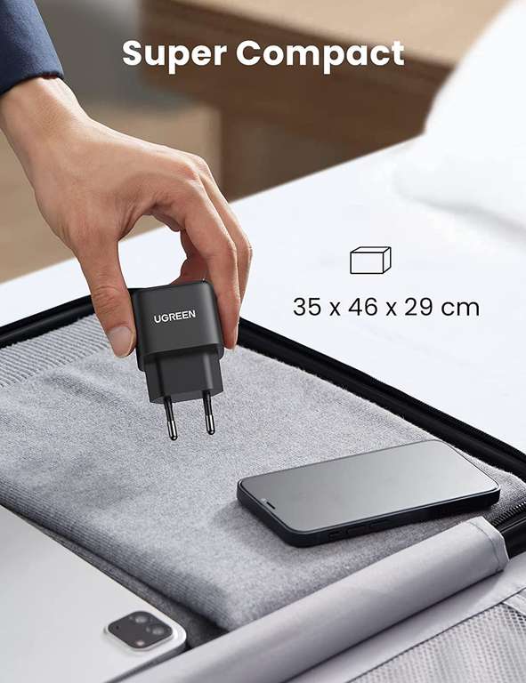 UGREEN 25W USB C oplader voor €13,67 @ Amazon NL