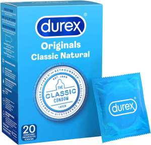 Durex Originals Classic Natural 20 stuks 7.39 (na Subscribe and save 6,65 )
