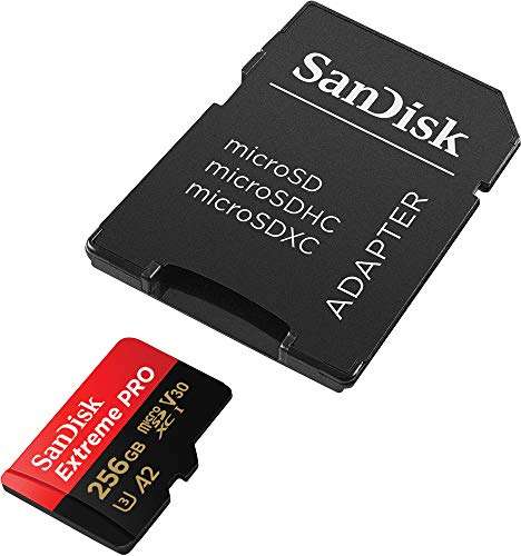 SanDisk 256 GB Extreme PRO microSDXC - Inclusief Adapter