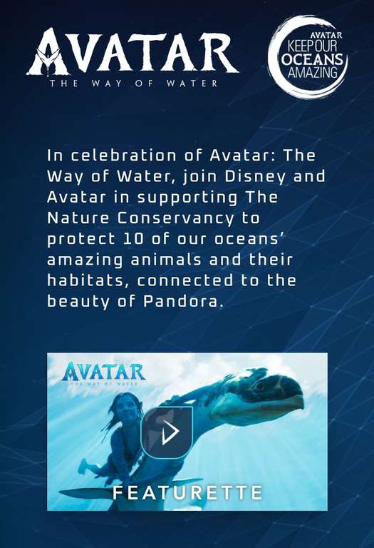 Maak je eigen Avatarbased figuur en Disney doneert 5 USD