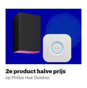 Philips Hue Outdoor: 2e halve prijs - Bol 7 daagse
