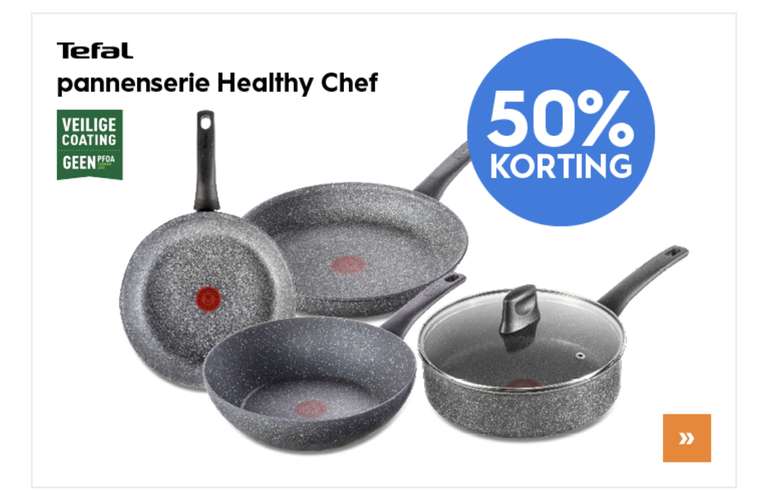 Tefal Healthy Chef pannenserie