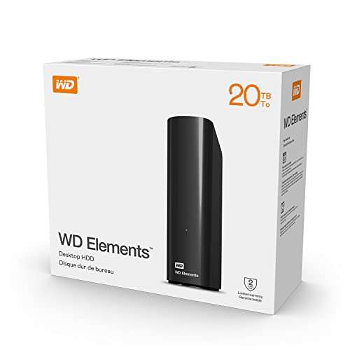 WD Elements Desktop Storage 20TB