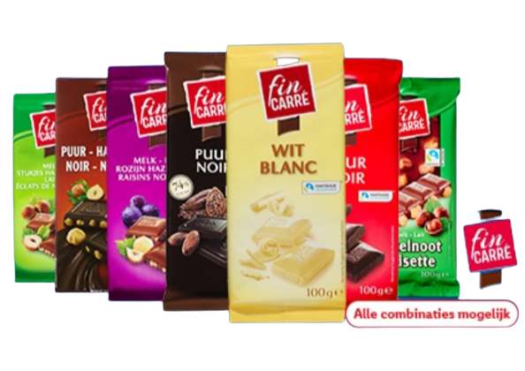 Lidl Plus: 3 Chocoladerepen (100g) voor €0,99 @Lidl