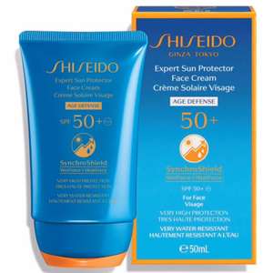 Shiseido Sun Protector Face Cream SPF50+ 50ml (nieuwe klanten €17,55)
