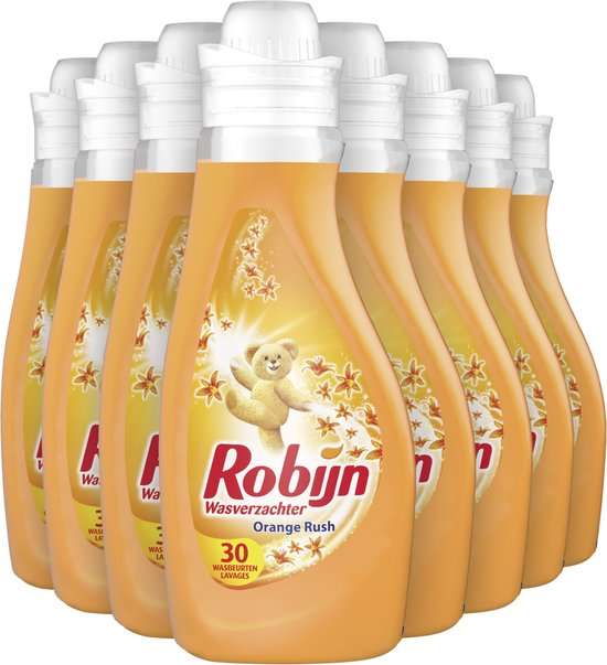 Robijn Orange Rush Wasverzachter - 8 x 30 wasbeurten