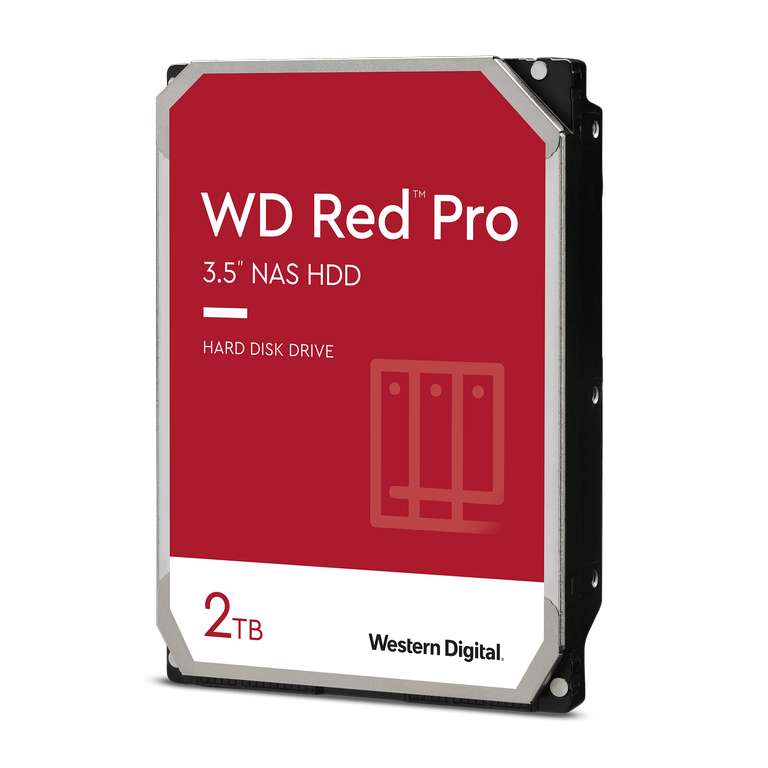 WD Red Pro 2TB (64MB cache, 7200 rpm) NAS Harde Schijf