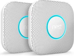 Google Nest Protect - Slimme rook- en koolmonoxidemelder - Met batterij - 2 stuks