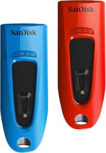 Sandisk Ultra USB 3.0 Flash Drive 64GB (Duo pack)