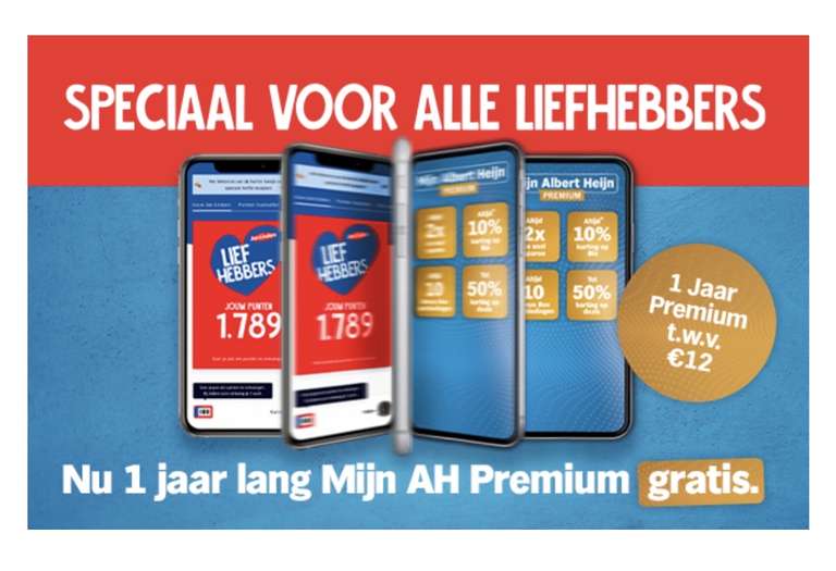 [Lokaal] 1 jaar gratis AH Premium (t.w.v. €12) voor alle Jan Linders liefhebbers