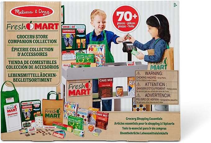 Melissa & Doug Fresh Mart 70-delige supermarktset voor €10,63 @ Amazon NL