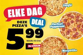 Domino's Lunchdeal: Alle medium pizza's tot 16u voor €5,99