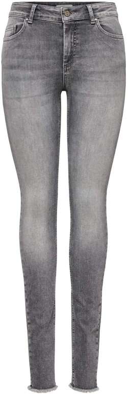 ONLY Skinny Rea0918 dames jeans grijs voor €10,49 @ Amazon.nl