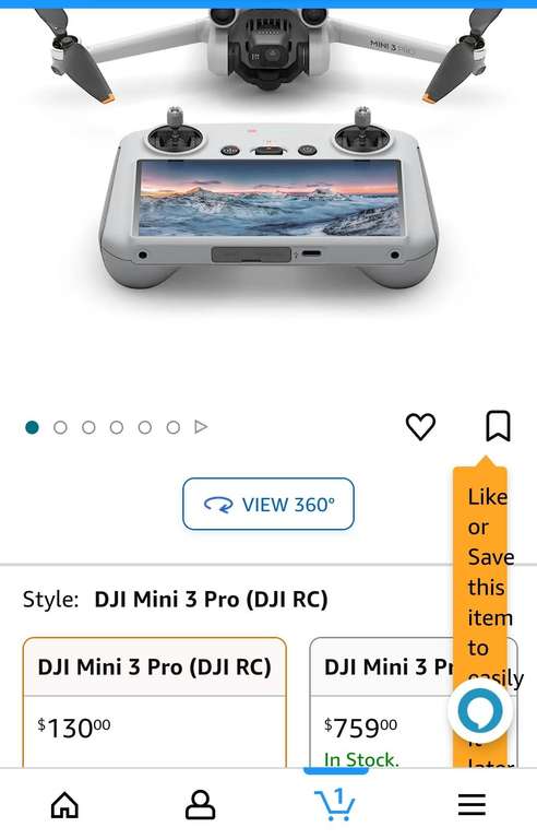 [prijsfout] DJI mini 3 pro Amazon.com