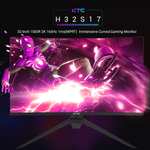 KTC H32S17 32" monitor (QHD, 165 Hz, VA-paneel, Curved, HDR10, 1 ms, FreeSync/G-Sync) @ Geekbuying
