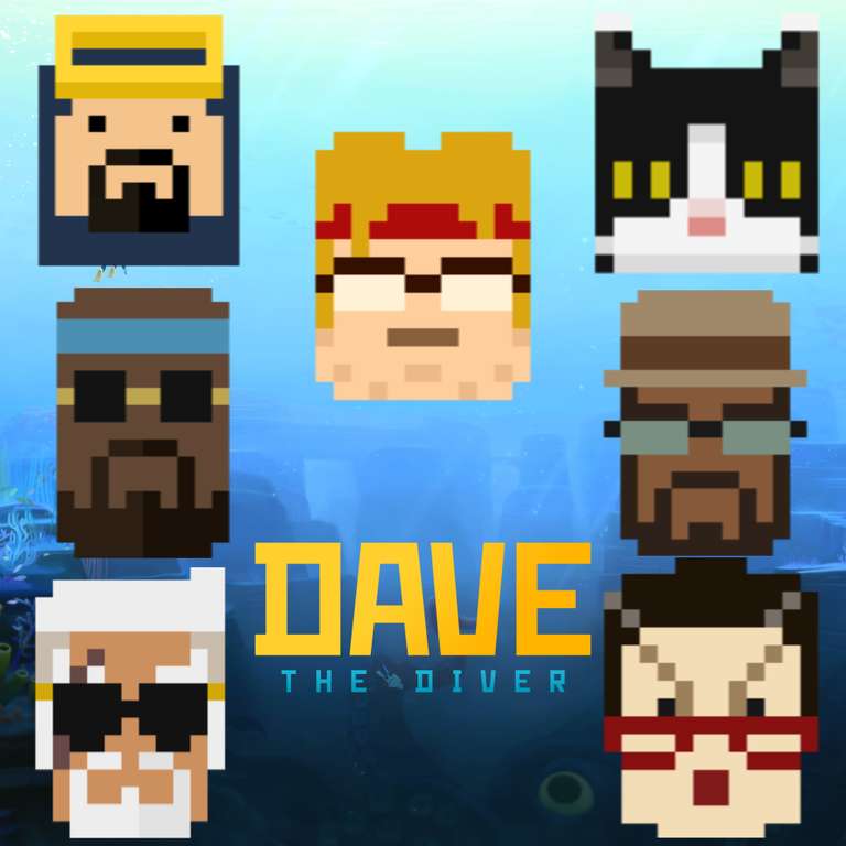 7 PlayStation-avatars : DAVE THE DIVER (1-jarig jubileum)
