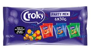 Croky party mix chips 0,99 bij Dirk