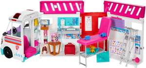 Barbie 2-in-1 Ambulance/Kliniek Speelset