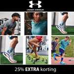 Under Armour: 25% (extra) korting - ook op outlet