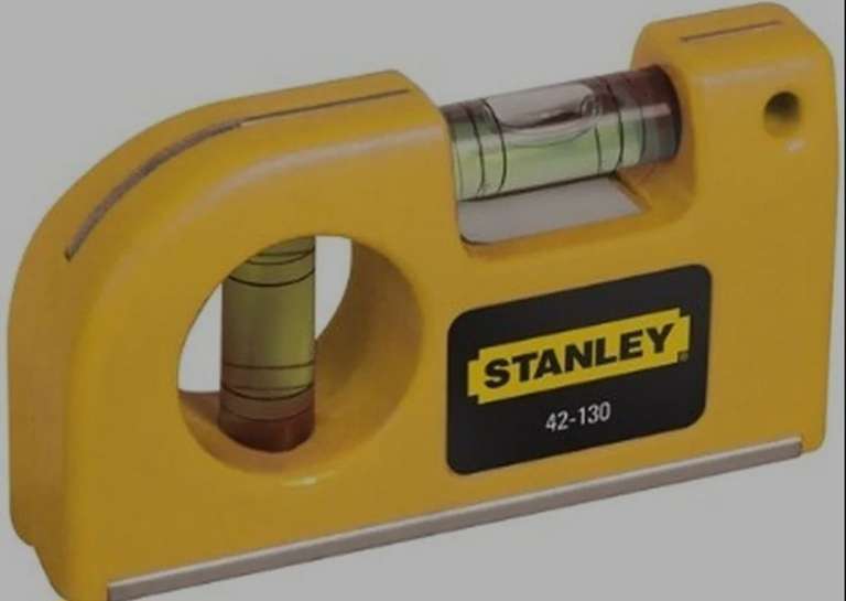 Stanley Pocket waterpas (magnetisch, horizontale/verticale libellen, kunststof behuizing) 0-42-130