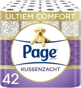Page wc papier Kussenzacht toiletpapier 42 rollen Voordeelverpakking Verzending begin Mei!