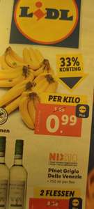 Bananen voor €0,99 per kilo via Lidl Plus