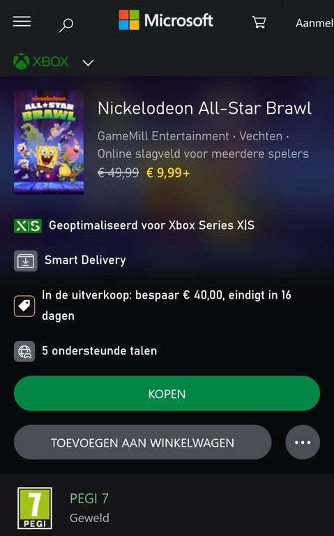 Xbox Nickelodeon All-Star Brawl - Afgeprijsd tot 2 januari