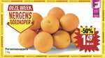 2 kilo perssinaasappels voor €1,49 (nergens goedkoper)