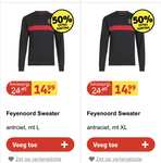 [kruidvat] Ajax/PSV/Feyenoord kinder/heren pyjama/truien/jogginsbroeken 50% extra korting