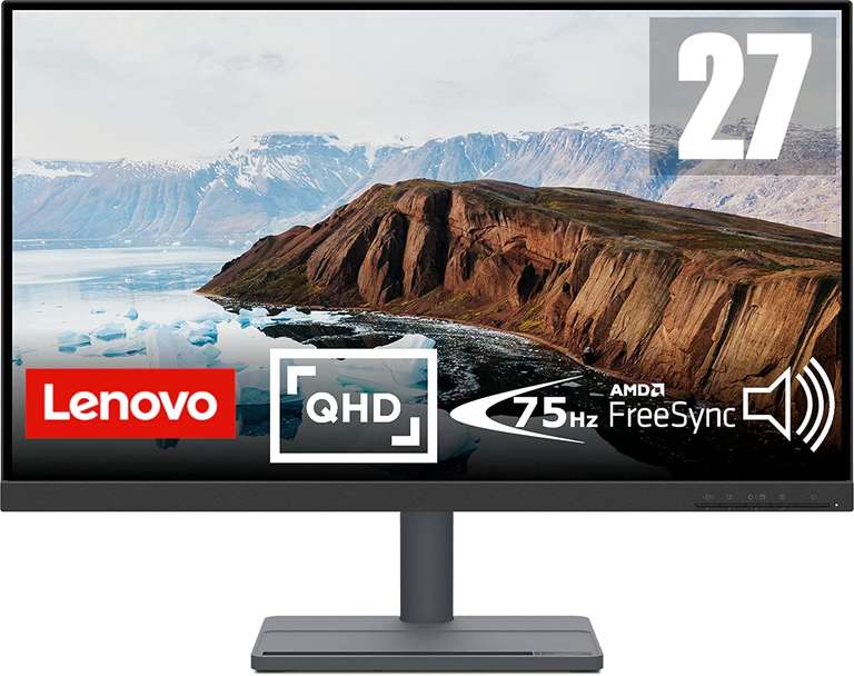 Lenovo L27q-35 Zwart monitor