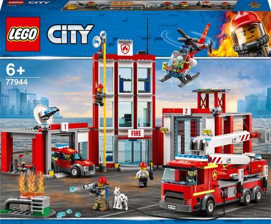 Lego City Brandweerkazerne Hoofdkwartier (77944) laagste prijs ooit