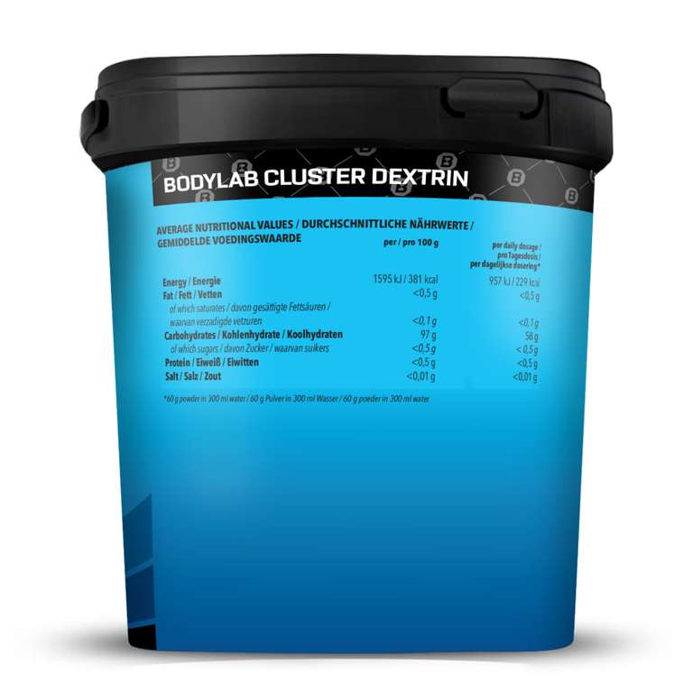Cluster Dextrin 1kg voor €14,99 @ Bodylab