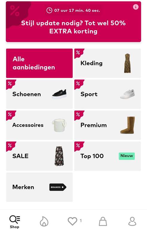 About You, stijl update tot wel 50% korting
