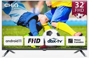 32 inch FHD smart TV met Android. CHiQ L32H8C