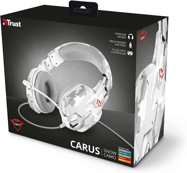 Trust GXT 322W Gaming Headset Camo White 9,99 Bij Amazon NL