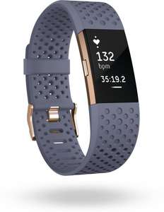 [Dagdeal] Fitbit Charge 2 - Activity tracker - Blauw grijs - Small @Bol.com