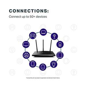 TP-Link AC1750 Slimme WiFi Router - Draadloze internet router, Werkt met Alexa, VPN Server,