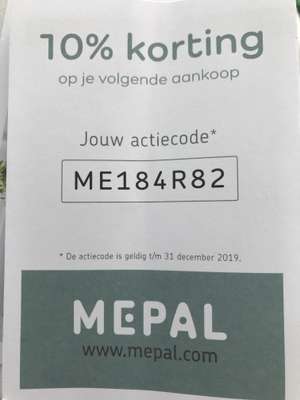 10% op alles bij Mepal. Geen minimum bestelwaarde