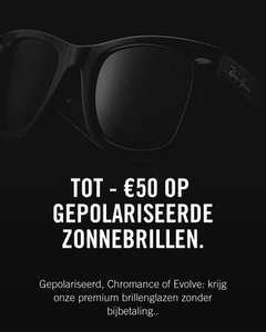 Tot €50 korting op gepolariseerde zonnebrillen @Ray-ban